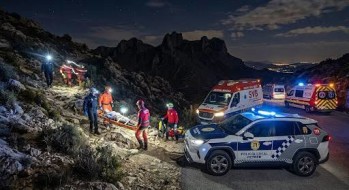 Un excursionista es recatado tras sufrir una ca&iacute;da entre el Palomaret y Xorret de Cat&iacute;