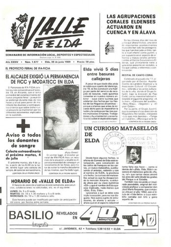 N&uacute;mero 1.677 - 30 de junio de 1989