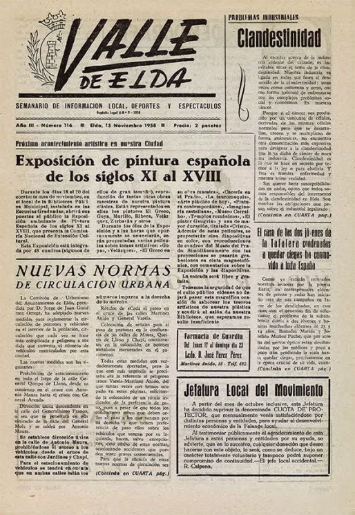N&uacute;mero 0116<span>15 de noviembre de 1958</span>