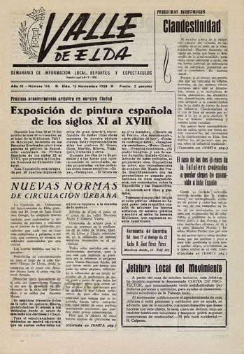 N&uacute;mero 0116 - 15 de noviembre de 1958
