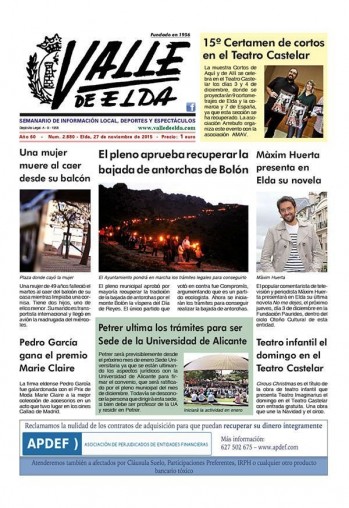N&uacute;mero 2.880 - 27 de noviembre de 2015