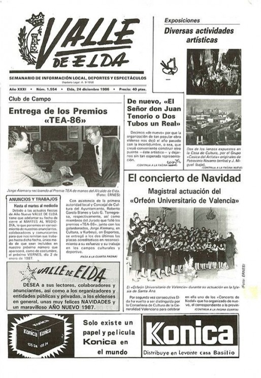 N&uacute;mero 1.554<span>24 de diciembre de 1986</span>