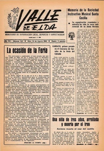 N&uacute;mero 0365 - 24 de agosto de 1963