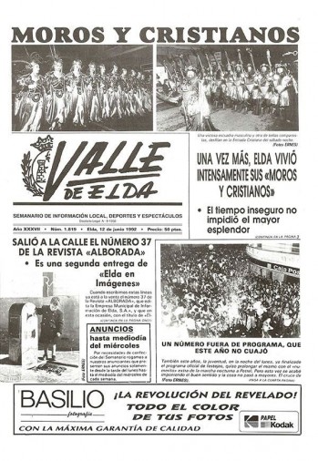 N&uacute;mero 1.819 - 12 de junio de 1992