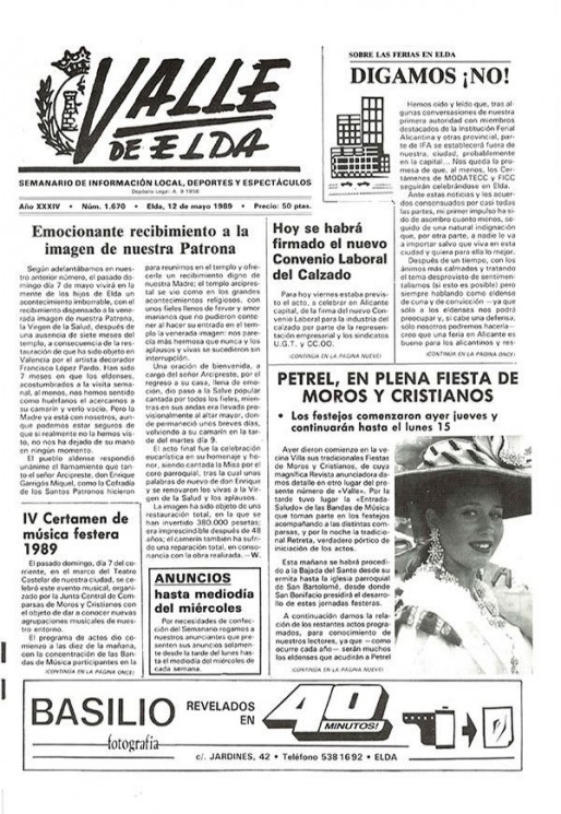 N&uacute;mero 1.670<span>12 de mayo de 1989</span>
