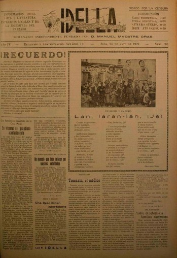 Idella n&ordm; 166 - A&ntilde;o 1929
