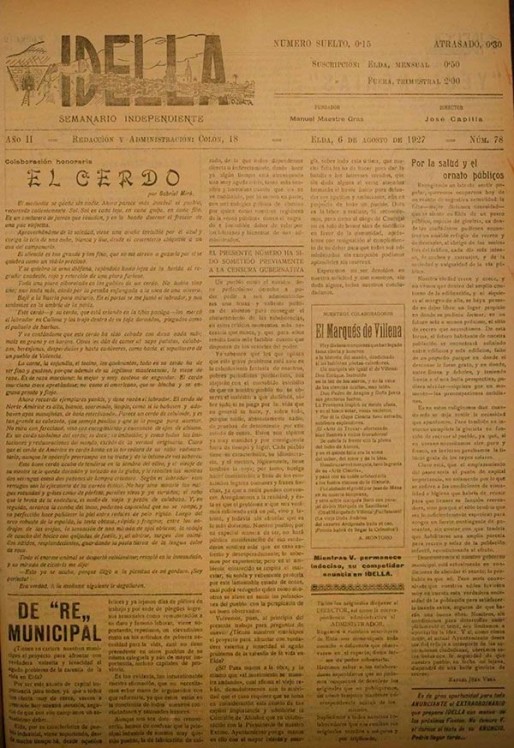 Idella n&ordm; 078<span>A&ntilde;o 1927</span>