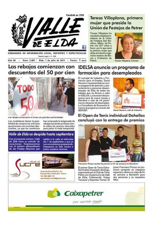 N&uacute;mero 2.697<span>1 de julio de 2011</span>