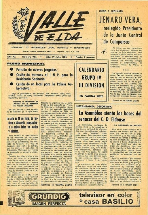 N&uacute;mero 0986<span>19 de julio de 1975</span>