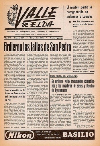 N&uacute;mero 0827 - 1 de julio de 1972