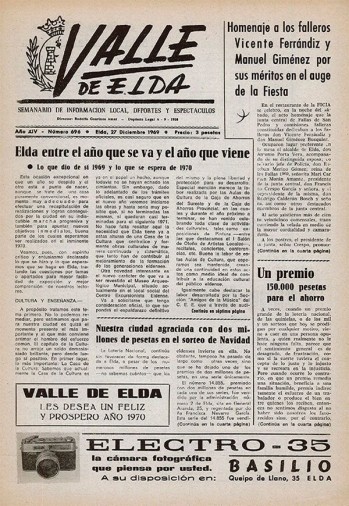 N&uacute;mero 0696 - 27 de diciembre de 1969