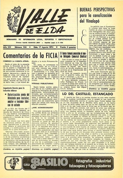 N&uacute;mero 0938<span>17 de agosto de 1974</span>