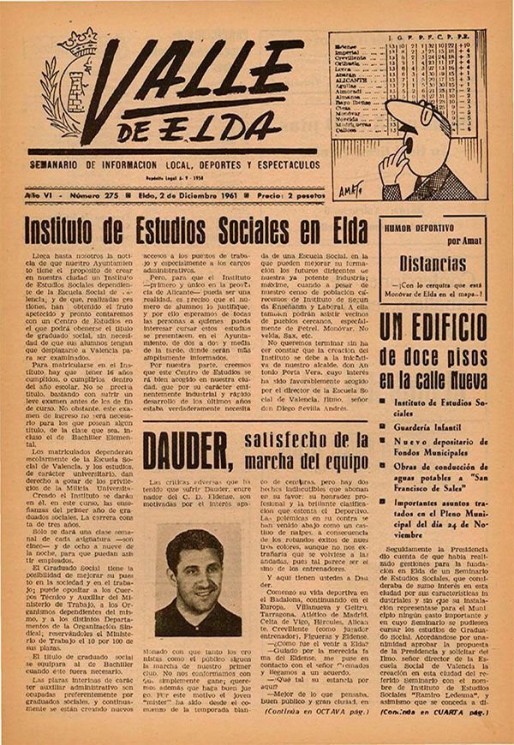 N&uacute;mero 0275<span>2 de diciembre de 1961</span>