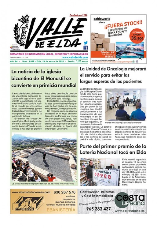 N&uacute;mero 3.058<span>24 de enero de 2020</span>