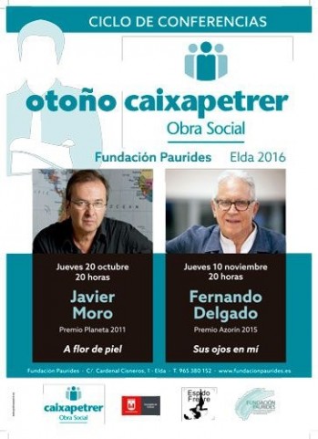 El escritor Javier Moro presenta su &uacute;ltimo libro en la Fundaci&oacute;n Paurides
