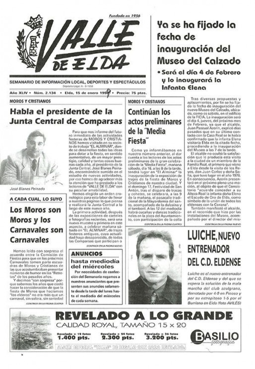 N&uacute;mero 2.134<span>15 de enero de 1999</span>