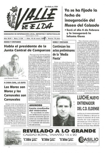 N&uacute;mero 2.134 - 15 de enero de 1999