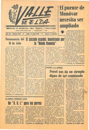 N&uacute;mero 0568 - 15 de julio de 1967