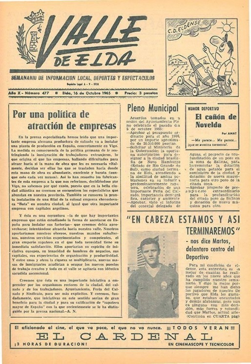 N&uacute;mero 0477<span>16 de octubre de 1965</span>