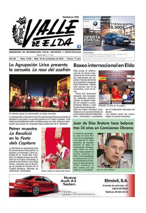 N&uacute;mero 2.794<span>15 de noviembre de 2013</span>