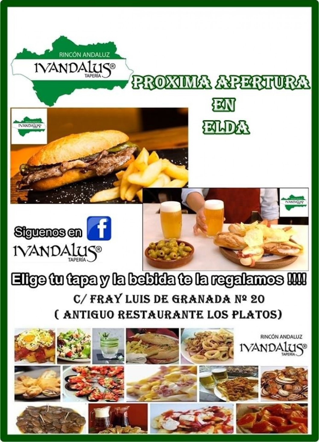 El bar-tapería Ivandalus abre mañana sus puertas, tu nuevo rincón andaluz en Elda El bar-tapería Ivandalus abre mañana sus puertas, tu nuevo rincón andaluz en Elda