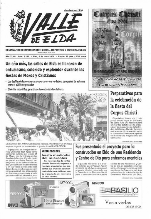 N&uacute;mero 2.250<span>8 de junio de 2001</span>
