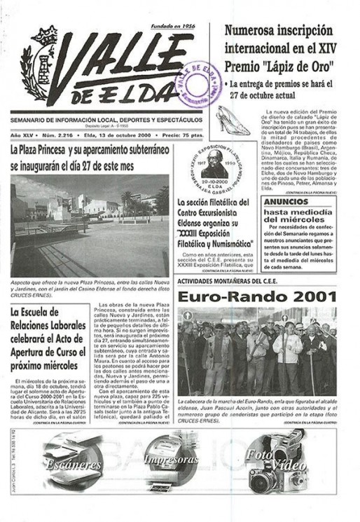N&uacute;mero 2.216<span>13 de octubre de 2000</span>