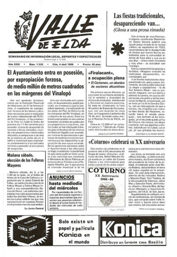N&uacute;mero 1.520 - 4 de abril de 1986