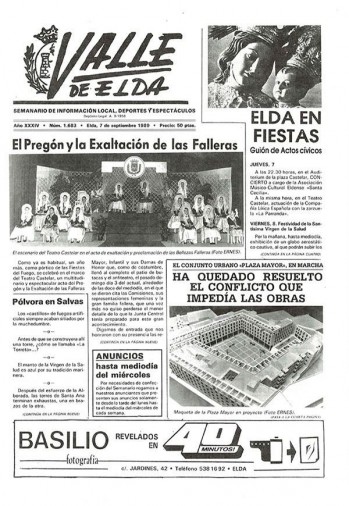 N&uacute;mero 1.683 - 7 de septiembre de 1989