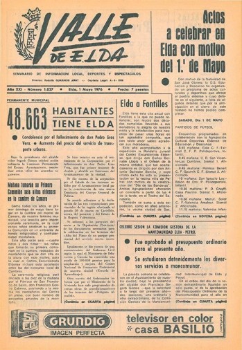 N&uacute;mero 1.027 - 1 de mayo de 1976