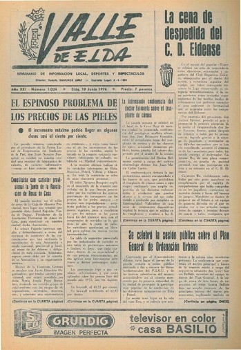 N&uacute;mero 1.034 - 19 de junio de 1976