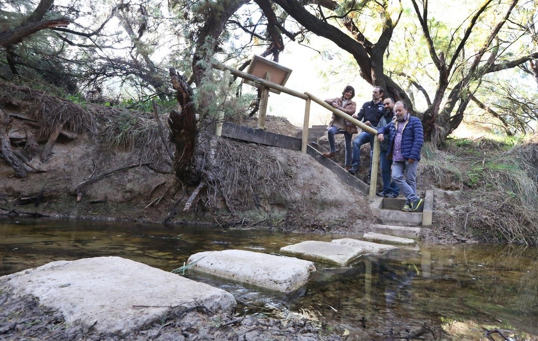 Elda adecúa una zona de paso en el Pantano Elda adecúa una zona de paso en el Pantano