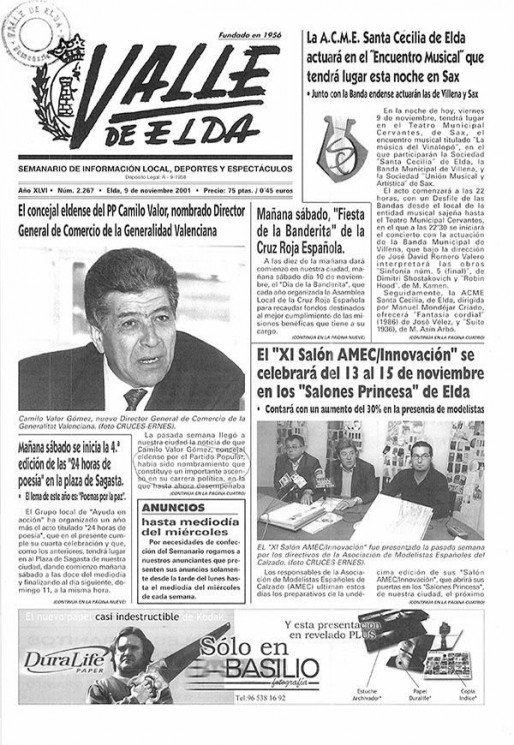 N&uacute;mero 2.267<span>9 de noviembre de 2001</span>