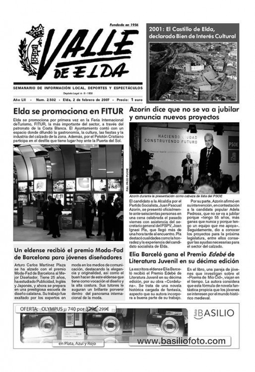 N&uacute;mero 2.502<span>02 de febrero de 2007</span>