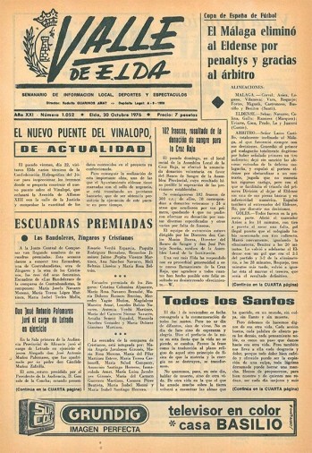 N&uacute;mero 1.052 - 30 de octubre de 1976