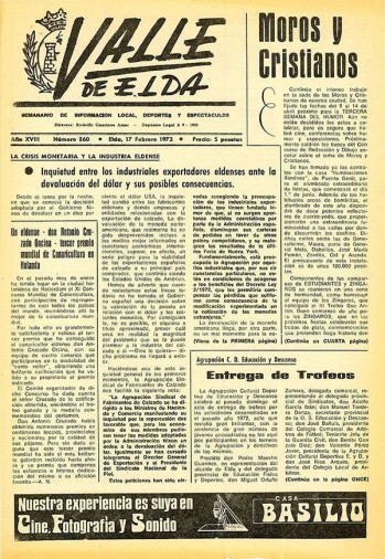 N&uacute;mero 0860 - 17 de febrero de 1973