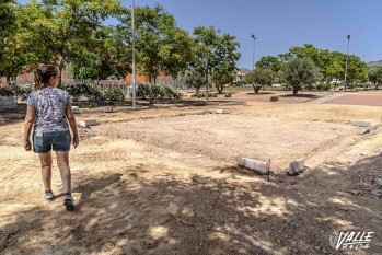 Nueva zona de juegos infantiles junto al Conservatorio