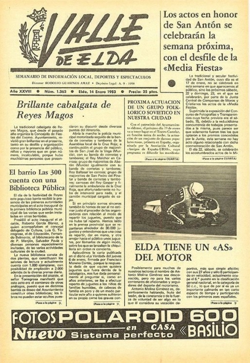 N&uacute;mero 1.363<span>14 de enero de 1983</span>