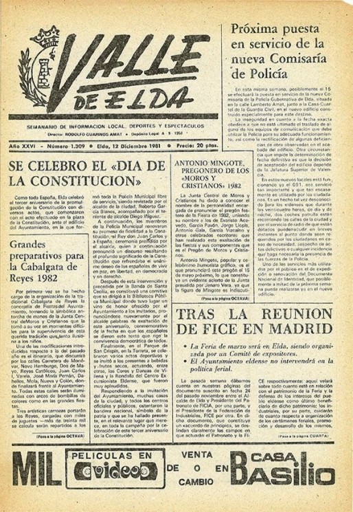 N&uacute;mero 1.309<span>12 de diciembre de 1981</span>