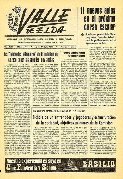 N&uacute;mero 0881<span>14 de julio de 1973</span>