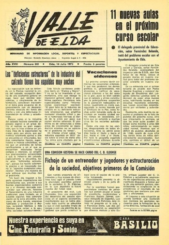N&uacute;mero 0881 - 14 de julio de 1973