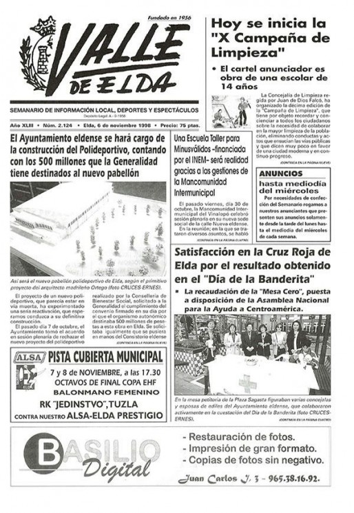 N&uacute;mero 2.124<span>6 de noviembre de 1998</span>