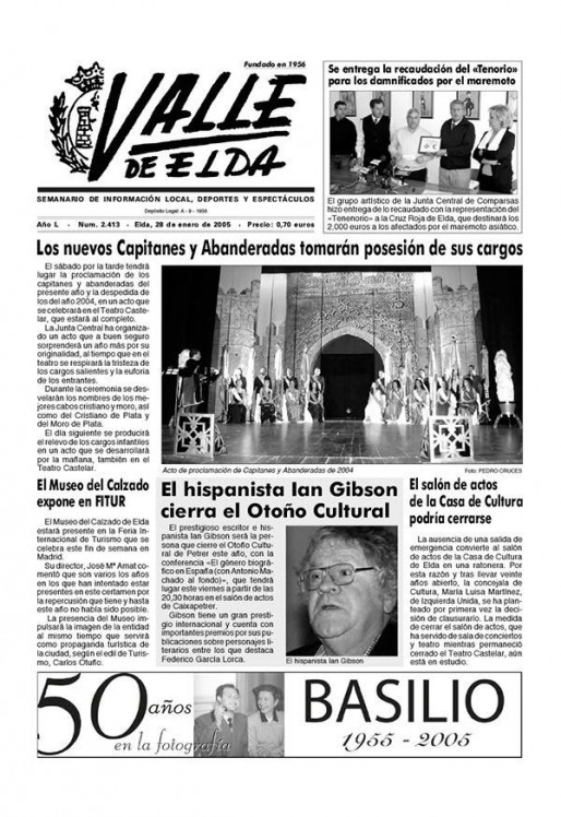 N&uacute;mero 2.413<span>28 de enero de 2005</span>