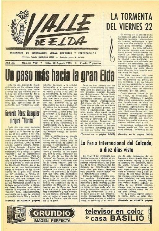 N&uacute;mero 0992<span>30 de agosto de 1975</span>