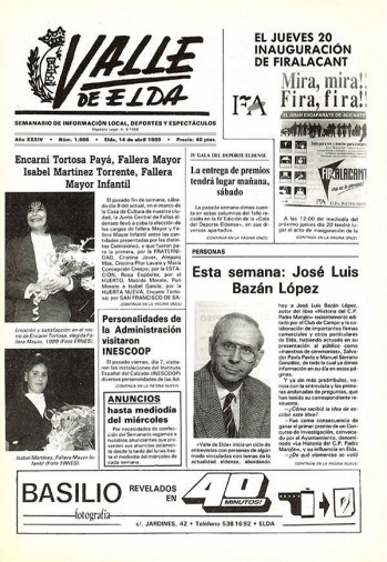 N&uacute;mero 1.666 - 14 de abril de 1989