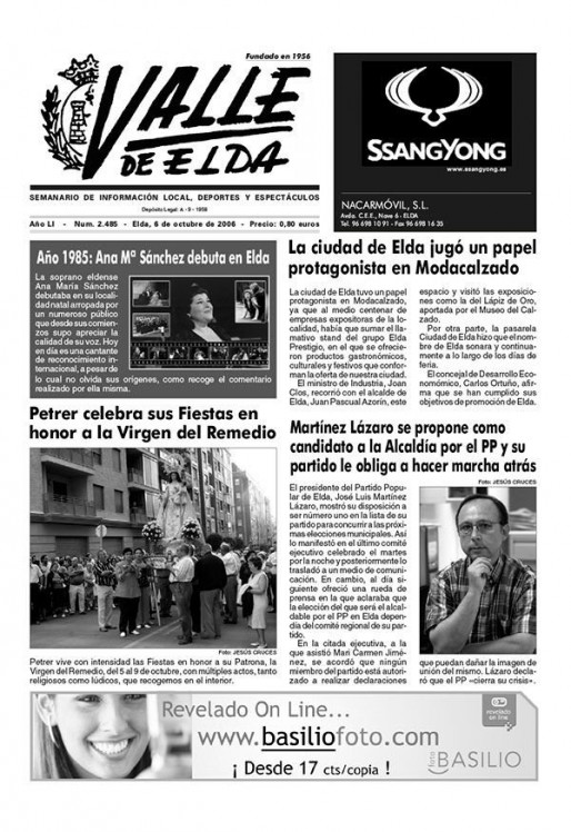 N&uacute;mero 2.485<span>6 de octubre de 2006</span>