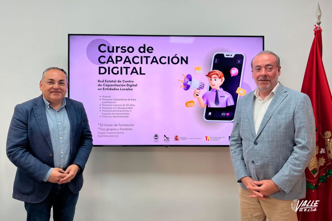 Un curso para mejorar la capacitación digital de los eldenses Un curso para mejorar la capacitación digital de los eldenses