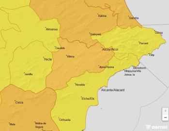 AEMET activa aviso amarillo el martes y naranja el mi&eacute;rcoles por altas temperaturas
