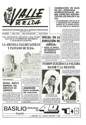 N&uacute;mero 1.763 - 19 de abril de 1991
