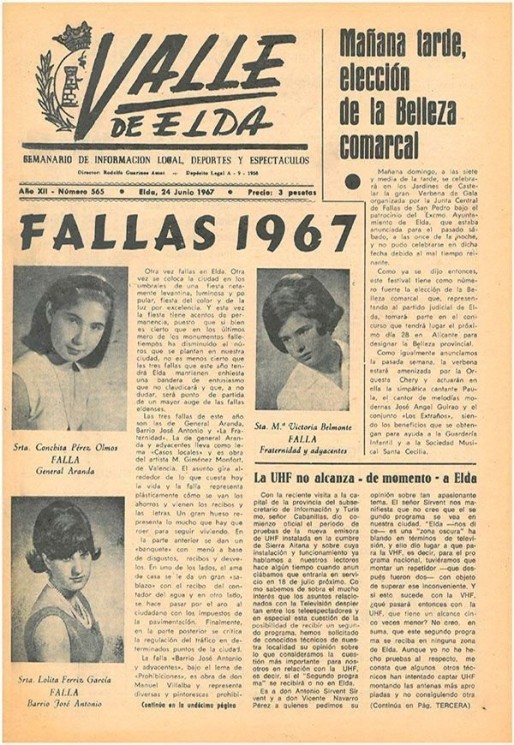 N&uacute;mero 0565<span>24 de junio de 1967</span>